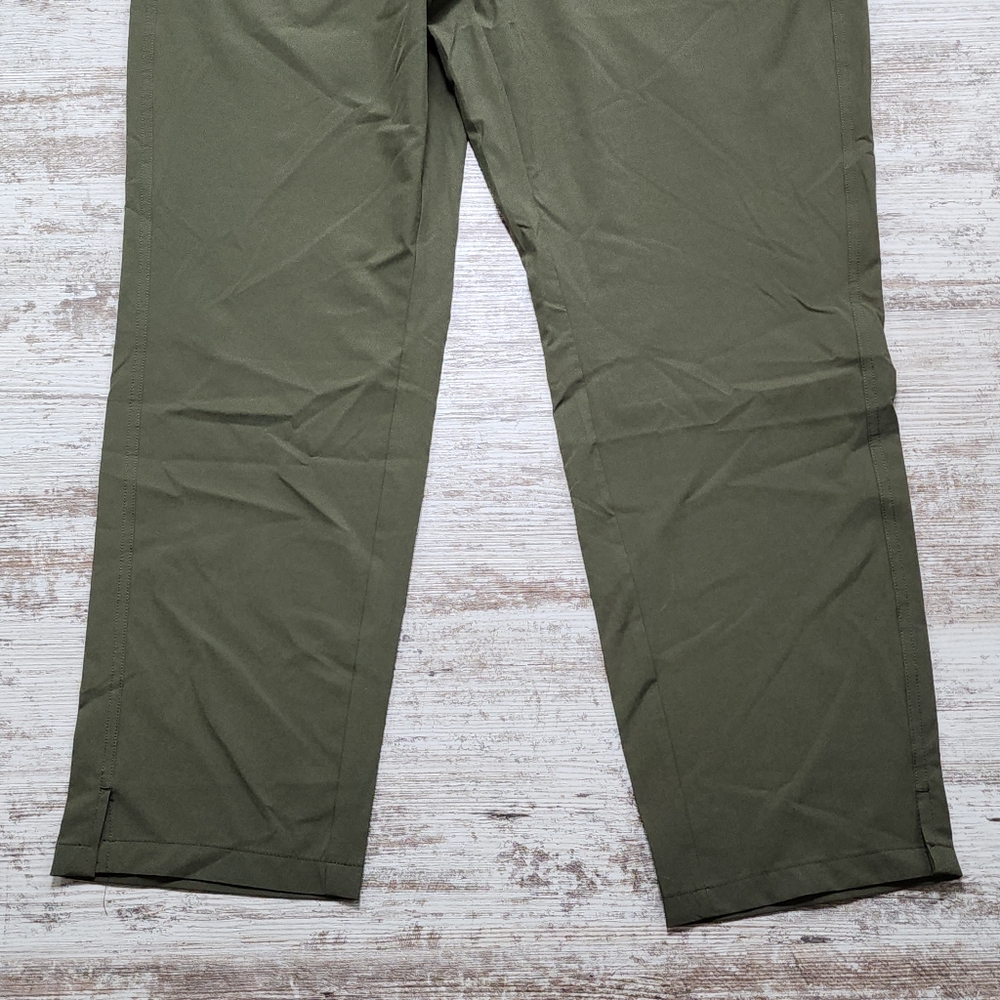 Womens Eddie Bauer Escapelite Slim Ankle Pants size Large Green - Picture 4 of 8